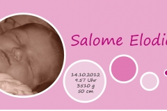 Geburtschärtli Salome