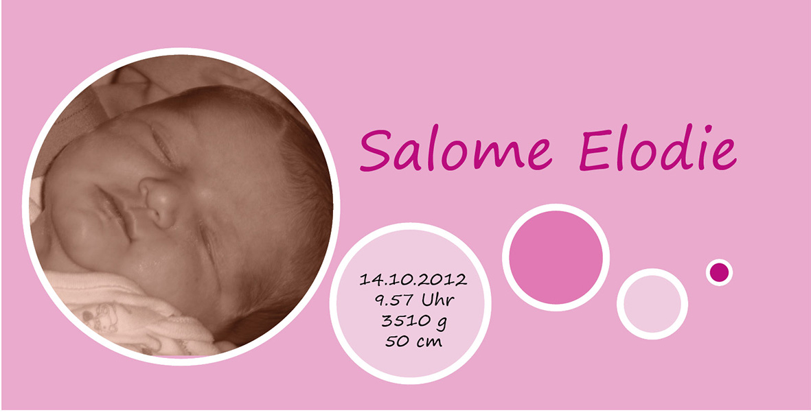 Geburtschärtli Salome